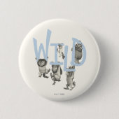 WILD | Wilde Dinge und Max - Blau Button (Vorderseite)