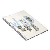 WILD | Wilde Dinge und Max - Blau Notizblock (Rechte Seite)