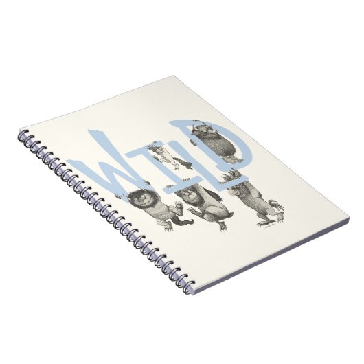 WILD | Wilde Dinge und Max - Blau Notizblock (Rechte Seite)