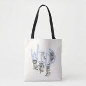 WILD | Wilde Dinge und Max - Blau Tasche (Vorderseite)