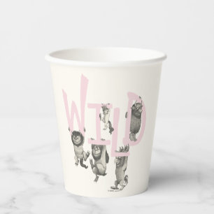 WILD Wilde Dinge und Max - Pink Pappbecher