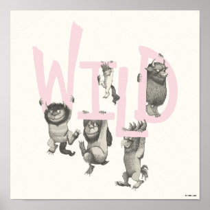 WILD   Wilde Dinge und Max - Pink Poster
