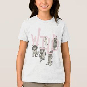 WILD   Wilde Dinge und Max - Pink Tri-Blend Shirt