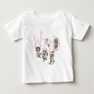 WILD | Wilde Dinge und Max - Rosa Baby T-shirt
