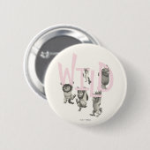 WILD | Wilde Dinge und Max - Rosa Button (Vorne & Hinten)