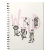WILD | Wilde Dinge und Max - Rosa Notizblock (Vorderseite)