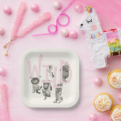 WILD | Wilde Dinge und Max - Rosa Pappteller (Party)