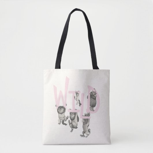 WILD | Wilde Dinge und Max - Rosa Tasche (Vorderseite)