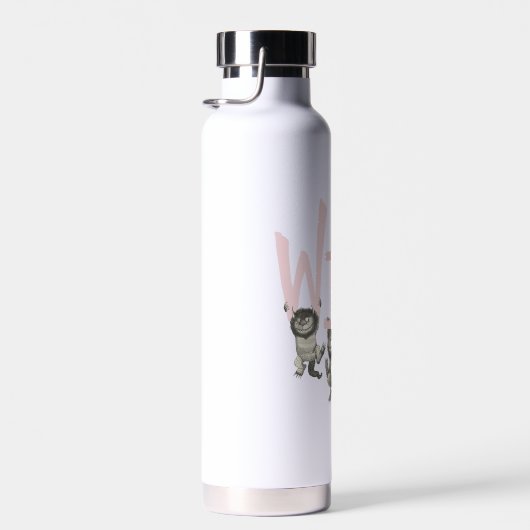 WILD | Wilde Dinge und Max - Rosa Trinkflasche (Rechts)