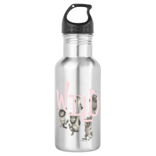 WILD   Wilde Sachen und Max - Pink Edelstahlflasche