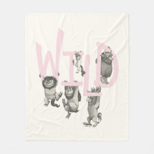 WILD   Wilde Sachen und Max - Pink Fleecedecke