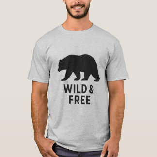Wild-wilde und Bärenfreude Silhouette Nature Lover T-Shirt