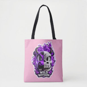 💀💜 Wild Within – Lila Totentasche 🔥👜 Tasche