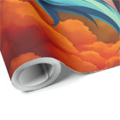 Wild Within – Tiger Spirit Göttin. Geschenkpapier (Rolleneckpunkt)