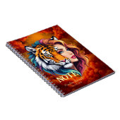Wild Within – Tiger Spirit Göttin. Notizblock (Rechte Seite)