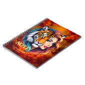 Wild Within – Tiger Spirit Göttin. Notizblock (Linke Seite)