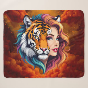 Wild Within – Tiger Spirit Göttin. Sherpadecke