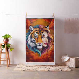 Wild Within – Tiger Spirit Göttin Stoff
