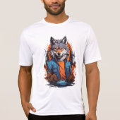 Wild Wolf Animal T-Shirt (Vorderseite)
