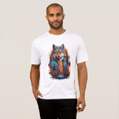 Wild Wolf Animal T-Shirt (Vorne ganz)