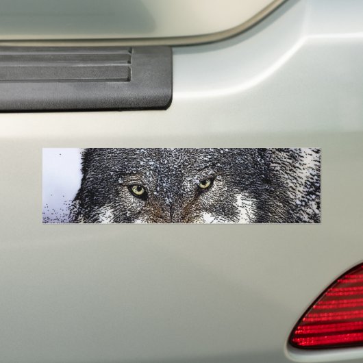 Wild Wolf Autoaufkleber (Auf Auto)
