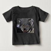 Wild Wolf Baby T-shirt (Vorderseite)