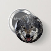 Wild Wolf Button (Vorne & Hinten)
