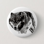 Wild Wolf Button (Vorderseite)