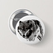 Wild Wolf Button (Vorne & Hinten)