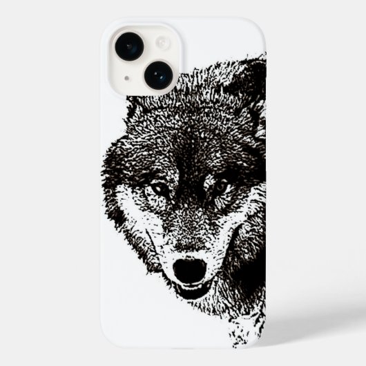 Wild Wolf Case-Mate iPhone Hülle (Rückseite)
