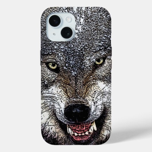 Wild Wolf Case-Mate iPhone Hülle (Rückseite)