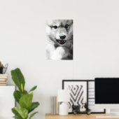 Wild Wolf Cub Poster (Heimbüro)