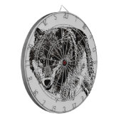 Wild Wolf Dartscheibe (Vorderseite Links)