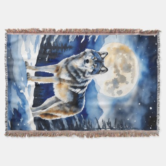 Wild Wolf Decke (Vorderseite)