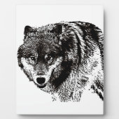 Wild Wolf Fotoplatte (Vorderseite)