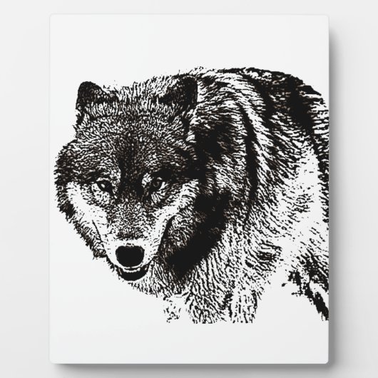 Wild Wolf Fotoplatte (Vorderseite)