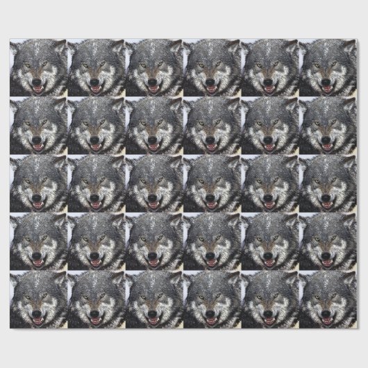 Wild Wolf Geschenkpapier (Flach)