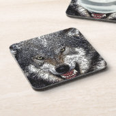 Wild Wolf Getränkeuntersetzer (Linke Seite)