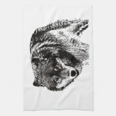 Wild Wolf Handtuch (Vertikal)