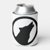 Wild Wolf Howling Logo Dosenkühler (Kanne Vorderseite)