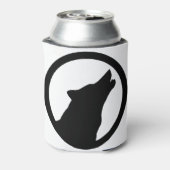 Wild Wolf Howling Logo Dosenkühler (Kanne Rückseite)
