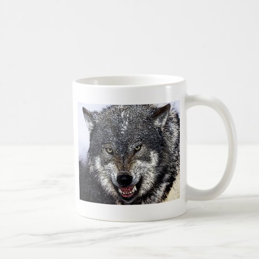 Wild Wolf Kaffeetasse (Rechts)