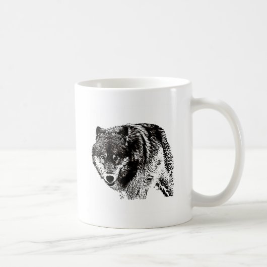 Wild Wolf Kaffeetasse (Rechts)