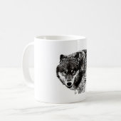 Wild Wolf Kaffeetasse (Vorderseite Links)
