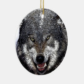 Wild Wolf Keramikornament (Rechts)