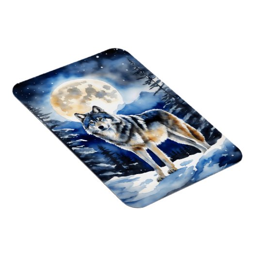 Wild Wolf Magnet (Rechte Seite)