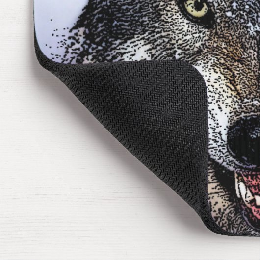 Wild Wolf Mousepad (Ecke)