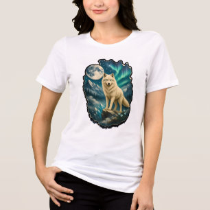 Wild Wolf T-Shirt T-Shirt Tri-Blend Shirt