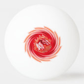 Wild Wolf Whirling 3-Sterne Tischtennisball (Vorderseite)