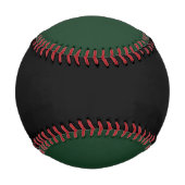 Wild Wolf Whirling, grün und schwarz Baseball (Rückseite)